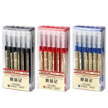 0,38 Гел химикалки Червен / черен / син прът на Японската дръжка за химикалки Ученически Офис-Канцеларски материали, пишещи средства
