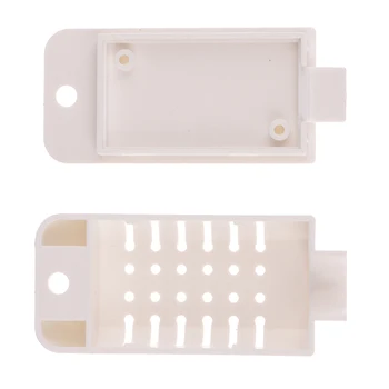 1 бр. мини-пластмасов корпус сензор за температура и влажност на корпуса уреди, бяла 6x27 мм