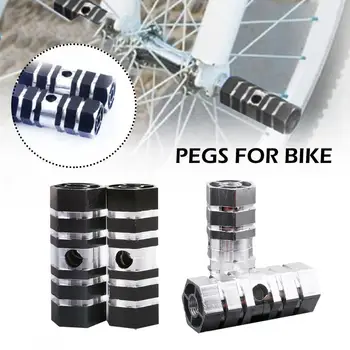 1 чифт велосипедни колчета против хлъзгане, Оловни клечки за крака Велосипедни предните и задните Клечки за каскади Аксесоари за велосипеди