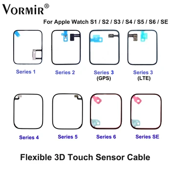 10 бр./лот Гъвкав Сензорен Кабел сензор за 3D и Захранване За Apple Watch S1 2 3 4 5 Макара Гравитационната Индукция 38 мм 42 мм 40 мм 44 мм