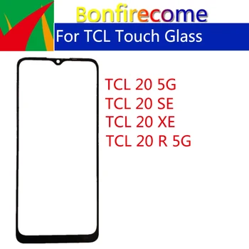 10 бр./лот за TCL 20 SE XE R 5G Сензорен екран Предната външна стъклен панел LCD обектив с подмяна на лепило ЗЗД