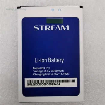 3000 mah 3,8 На Батерия за мобилен телефон STREAM B3 pro Batterie Bateria 