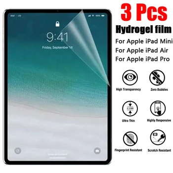 3шт Защитен Филм под формата на Хартиени Протектори За Apple iPad 10 2022 9 8 Air 7 5 4 3 Mini 6 5 4 Pro 12,9 11 10,9 10,5 10,2 9,7 PET-Фолио