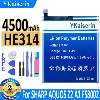 4500 mah YKaiserin Батерия HE314 за SHARP AQUOS Z2 A1 FS8002 Bateria