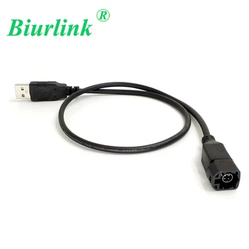 Biurlink 4Pin Авто CD-Чейнджър USB Порт, аудио вход за Кабел-Адаптер За Volkswagen BORA Sagitar Magotan Touran Octavia Fabia lavida