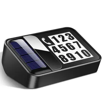 Led светлини, които работят на слънчеви батерии, телефонен номер, марка, временен номер, универсален регистрационен номер, със стикери с цифри 0-9