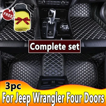 Автомобилни Постелки За Jeep Wrangler Four Doors 2018 2019 2020 2021 2022 2023 2024 Потребителски Автомобилни Килими И Аксесоари За Интериора