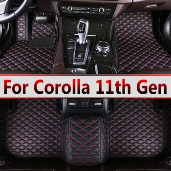 Автомобилни стелки за Toyota Corolla 11-то поколение. Негибридный 2014 2015 2016 2017 2018 Автомобил на килим по поръчка, интериорни аксесоари