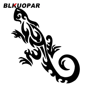 Автомобилни стикери BLKUOPAR с родословие ящерицей, Vinyl креативна стикер със защита от надраскване, Слънцезащитен крем, графика за украса на хладилник, стоки за автомобили