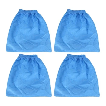 Аксесоари за текстилни филтърни торбички от 4 опаковки за прахосмукачка Karcher MV1 WD1 WD2 WD3 с фильтровальным торба за прахосмукачка