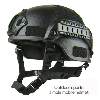 Военен шлем БЪРЗ Каска MICH2000 Еърсофт MH Тактически шлем Външен Тактически пейнтбол CS Специалните Защитни съоръжения за езда