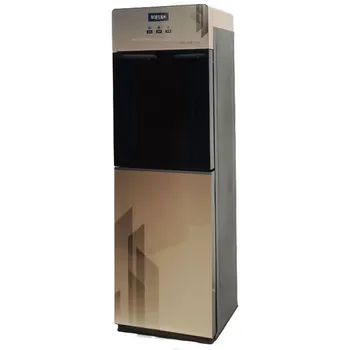 Горещи Продажба Стъклена Врата Охладител за вода с Топ Натоварване Машина за охлаждане на вода за Постоянен Ток Диспенсер за лед