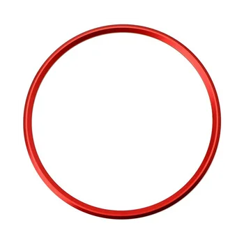 Декоративна тампон върху пръстен на волана от червен алуминий за / (145 mm)