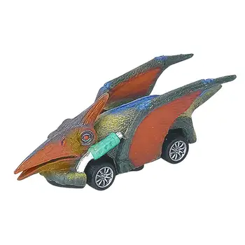 Динозавър Дърпа назад автомобилна играчка Динозавър Кола Играчки Дърпа назад превозни средства Динозавър Кола играчки за деца на 3 години и момичета