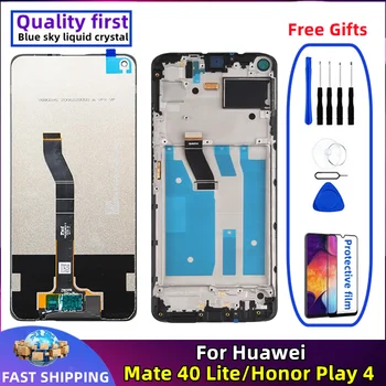 За Huawei Honor 4 Play Капитан 40 Lite Оригинален LCD дисплей с рамка за мобилен телефон, смяна на сензорен екран, цифров преобразувател в събирането на