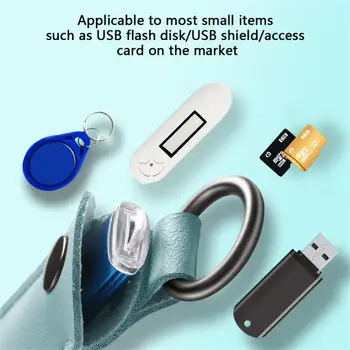 Кожен калъф за U-диск Ключодържател USB Флаш памет Чанта за съхранение на Пръчки Защитен калъф Калъф за карти памет на Цифрови аксесоари