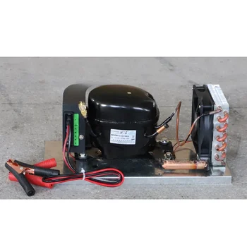 Компресор BD25HC кондензатора авто хладилник с фризер слънчеви и морски хладилник dc 12V24V Работен обем 2,5 CM3