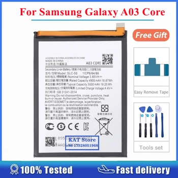 Литиево-полимерна батерия за мобилен телефон за Samsung Galaxy A03 Основната A032 2021 SLC-50, Подмяна на резервни части за 5000 mah