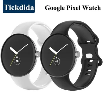 Мек силиконов ремък за Google Pixel Watch 2, разменени гривна за smart-часовници, аксесоари за гривната за Google Watch Band 2
