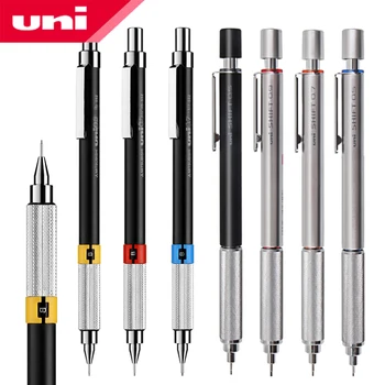 Метални механични моливи UNI M5-552/1010 0.3 / 0.5 / 0.7 / 0.9 Мм Гама за занимания с нисък център на тежестта Училище молив