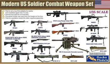 Модели на Gecko 35GM0082 1/35 Modern US Soldier Combat Weapon Set Model Kit
