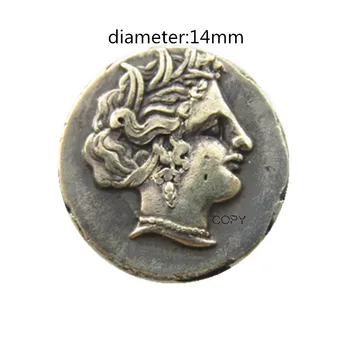 Монети-копие от Древна Гърция, покрити със сребро, G (64)