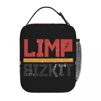 Музикална група Limp Bizkit Изолирано чанта за обяд, кутия за съхранение на продукти, Фланец охладител, Минерални обяд-апарати за пътуване