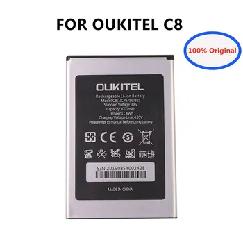 Нов висок Клас Батерия за телефона Oukitel C8 капацитет 3000 mah За Oukitel C8 C8 (1ICP5/56/82) Заменяеми Акумулаторна Батерия В наличност