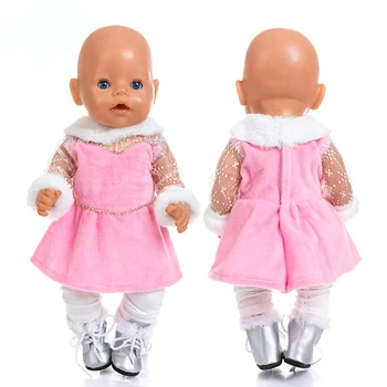 Нов стоп-моушън Облекло от две части Подходящ За 43-сантиметровой детски Кукли, дрехи и Аксесоари За Кукли Реборн