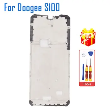 Нова оригинална предна рамка на дисплея LCD DOOGEE S100, аксесоари за предния корпус на смартфона DOOGEE S100