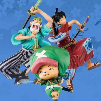 Оригинален Аниме-фигура Bandai Figuarts Zero One Piece Valia Luffy Zoro Санджи Нас Уссоп Фигурка на Модела са подбрани Кукла Играчка За Подарък