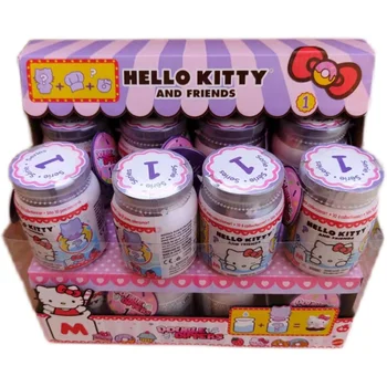 Оригиналната серия Sanrio на Hello Kitty с двойна изненада, с променящ се цвят, Мультяшная кукла, Момиче, Семейна играчки, Фигурки, Празнични подаръци