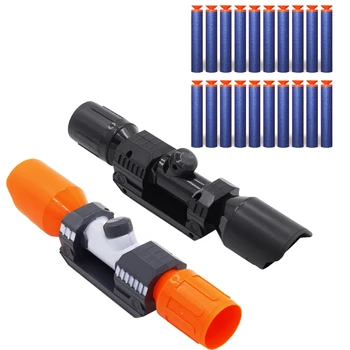 Пластмасов оптичен мерник Помощна цел за стрелба от модифицирани играчки, за занимания на открито, оптичен мерник, Аксесоар за насочване от играчка пистолет