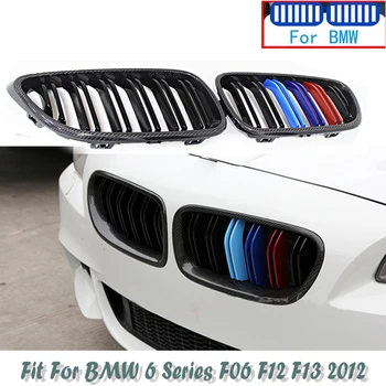 Подмяна на Решетки За Състезателни Бъбреците на Предната Броня на Автомобила M Performance За BMW 6 Серия F06 F12 F13 2018 2017-2012 M6 640i 650i 640D