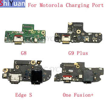 Първоначалната такса конектор, USB порт за зареждане на Гъвкав кабел за Motorola Moto G8 G9 Plus Edge S One Fusion + Резервни части