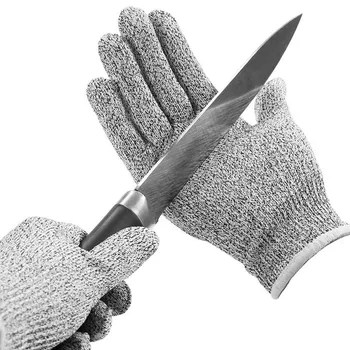Ръкавици със защита от порязване, Тежкотоварни Защитна ръкавица 5-ти клас, кухненски ръкавици със защита от порязване за рязане на риба и месо Sa