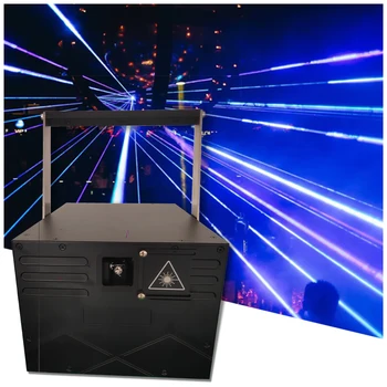 С Кейсом За Полет 20 W RGB ILDA Лазерен Лъч DMX512 Анимационен Скенер Лъч С Лазерен Проектор Dj Disco Party Коледна Сцена