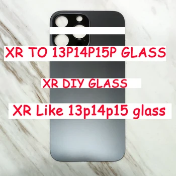 Смяна на стъкло заден капак за iPhone XR 13 14 15 P Pro 6,1 инча Всички носители, Съвместими с iPhone Xr САМ GlASS
