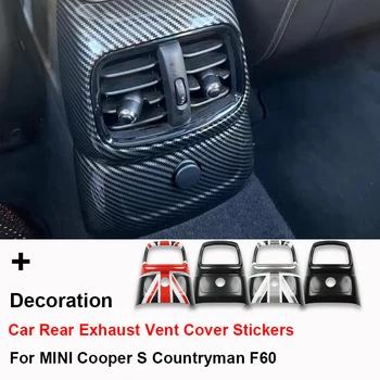 Стикер на задната выпускное дупка в колата Union Jack за MINI Cooper S JCW Countryman F60 Аксесоари за автостайлинга