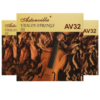 Струни за цигулка AV31, благородна подмяна на 4 струни за пълен размер на цигулки, Музикални инструменти, аксесоари за смяна на струните скрипичных