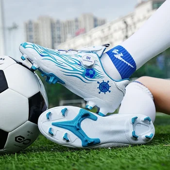 Футболни обувки Messi Детски сделки на Едро Футболни обувки Спортни Маратонки за футзала Детски Спортни обувки Chuteira Campo Society