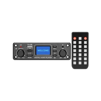 Цифров аудио плейър Bluetooth MP3-плейър Такса декодер 128X64 точки LCD дисплей USB SD FM BT музикален плеър, модул TPM119B